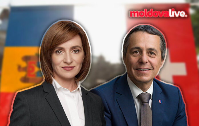 moldova maia sandu switzerland ignazio cassis support moldovalive