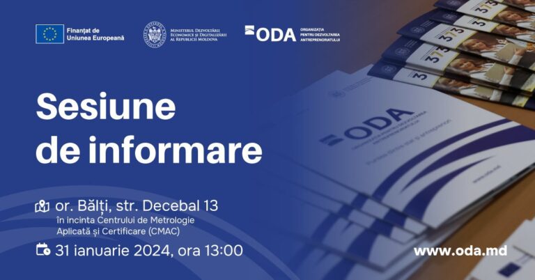 Official invitation: entrepreneurs from Balti have the chance to learn more about the growth opportunities offered by the EU