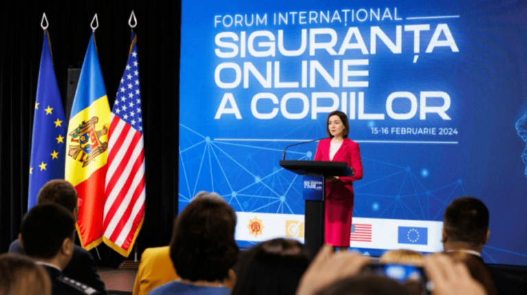 Maia Sandu, at the “Children’s Online Safety” Forum: Digitization brings huge benefits, but there can also be risks