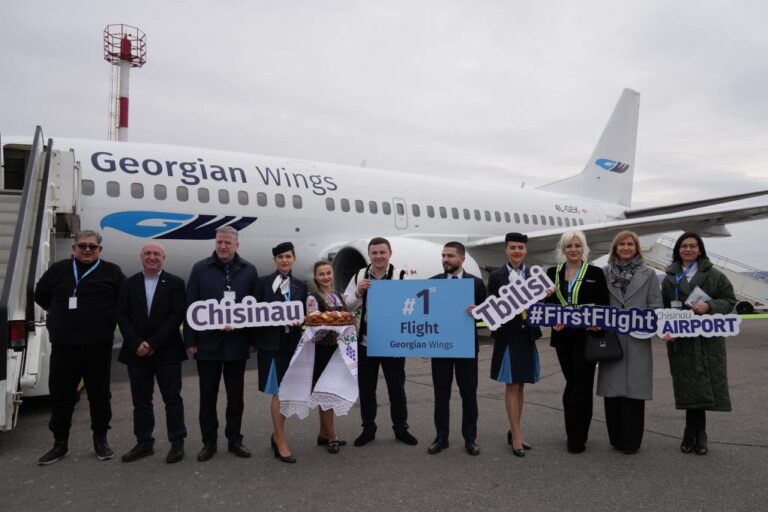From Wednesday, Moldovans can fly directly to Tbilisi. Georgian Wings started operating flights from Chisinau