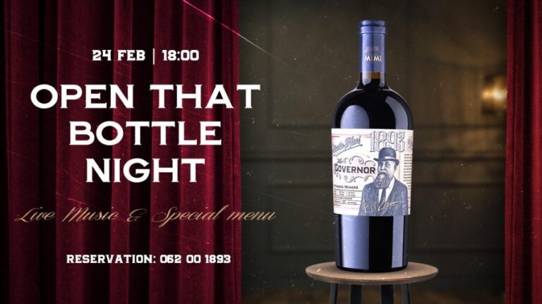 Open That Bottle Night – a gastronomic evening that invites wine lovers to the country’s most beautiful tourist attraction