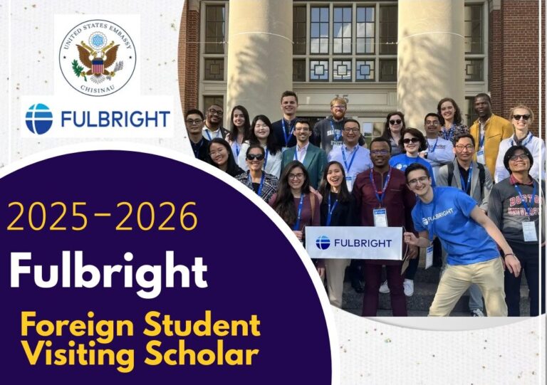 New opportunities for students! The U.S. Embassy in Moldova announces the annual study and research scholarships for the 2025-2026 academic year under the Fulbright Program