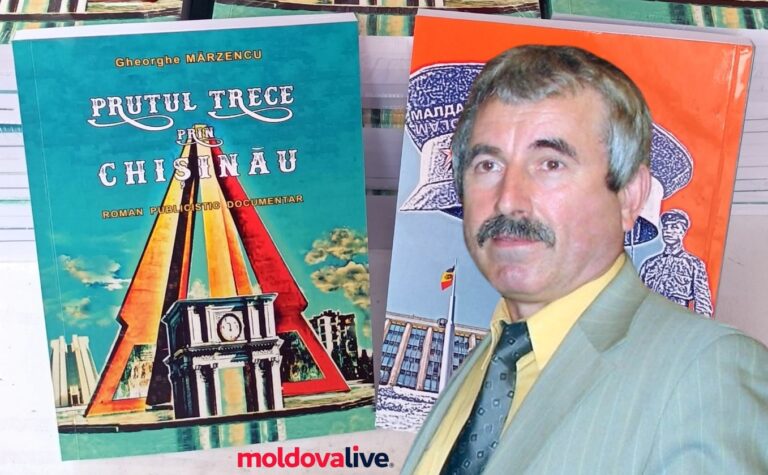 Moldovan journalist Gheorghe Marzencu launched a book at the National Library