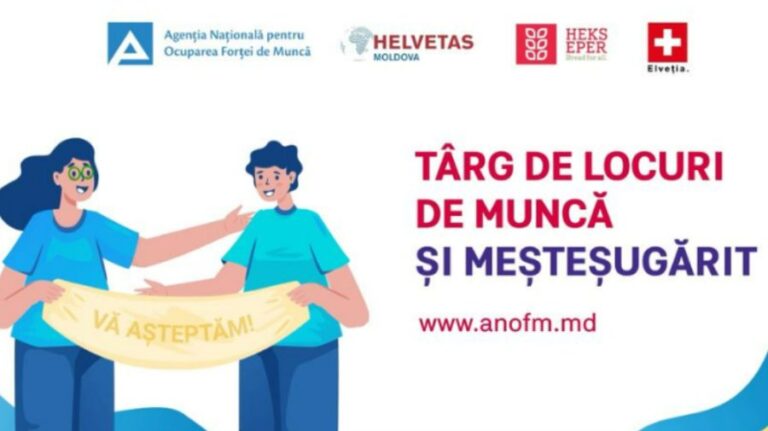 A job and handicraft fair will be organized in Anenii Noi