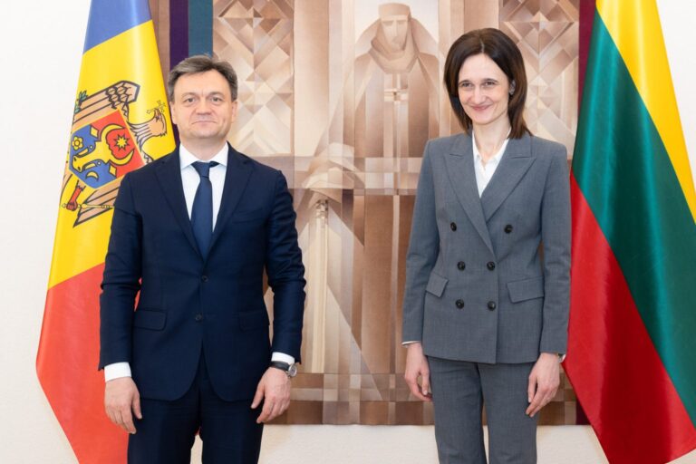 Photo The Prime Minister of Moldova has arrived in Vilnius for talks with the diaspora and the President of the Lithuanian Seimas
