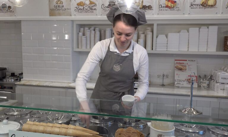 An artisanal ice cream business developed with the help of ODA: The ice cream is always fresh and delicious