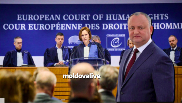 Dodon: The European Court of Human Rights requested the opinion of the Government regarding the case against Moldova