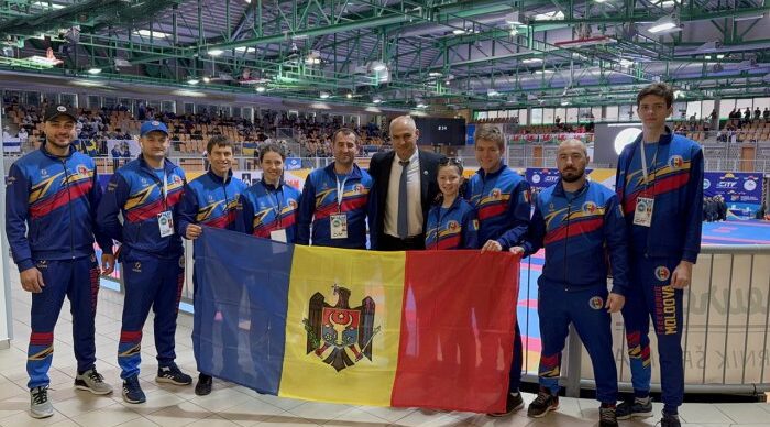 Congratulations! The Moldovan taekwondo team wins seven medals at the European Championship