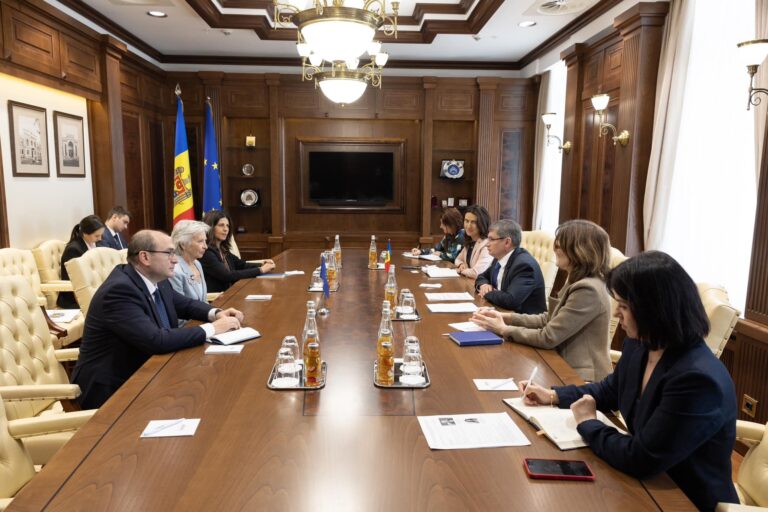 (PHOTO) Igor Grosu, in talks with the Chairwoman of the Venice Commission and the EC President of Human Rights. Topics discussed