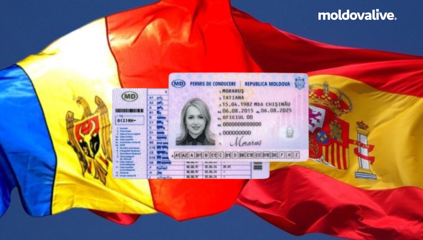 Driving licenses issued in the Republic of Moldova and Spain will be mutually recognized
