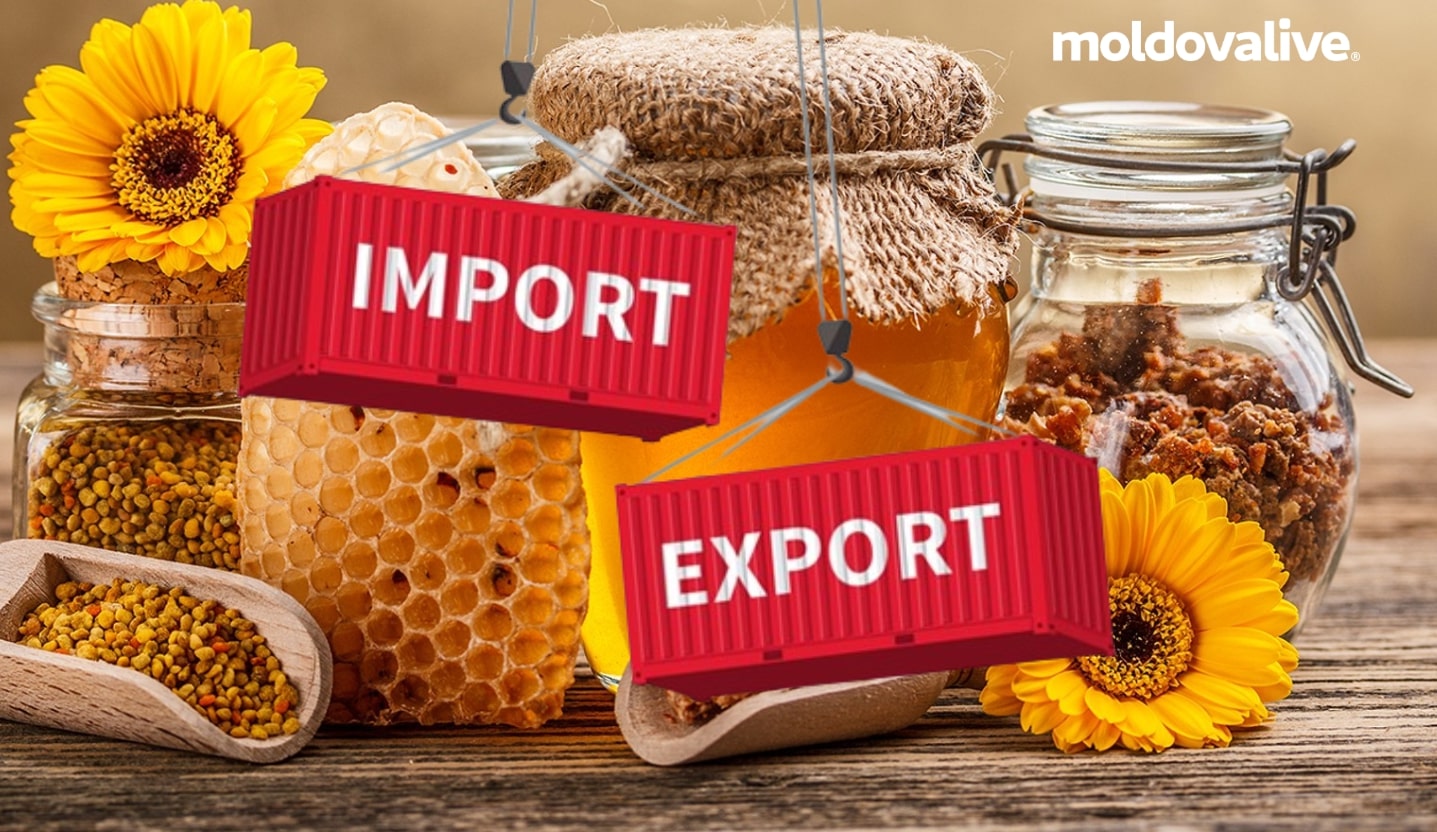 Moldova exported 1715 tonnes of honey last year. The main markets were in Europe and Asia