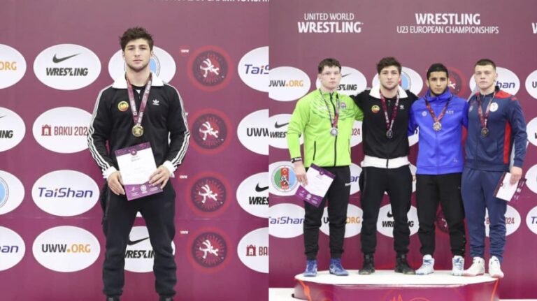 A new victory for Moldova at the European Wrestling Championship! Vasile Zabica won the bronze medal