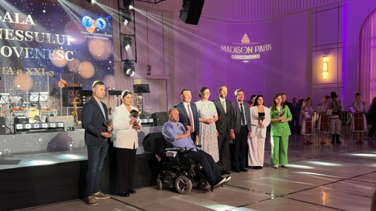 Three social enterprises received awards at the Moldovan Business Gala