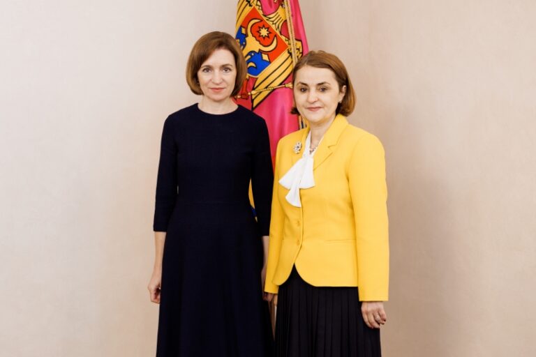 President Maia Sandu met with the Romanian Foreign Minister