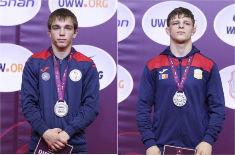 Wrestlers Maxim Sarmanov and Alexandru Solovei become European vice-champions