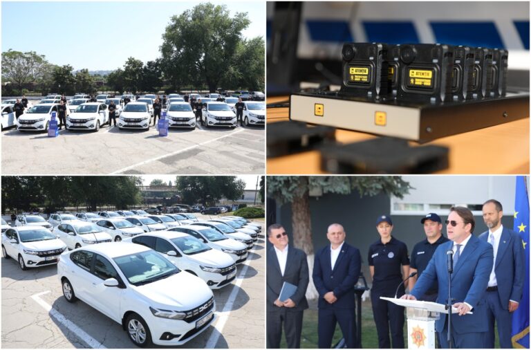The 660 thousand euros for strengthening Moldovan police capacities. The EU provides 40 Cars and 100 Body Cameras to IGP