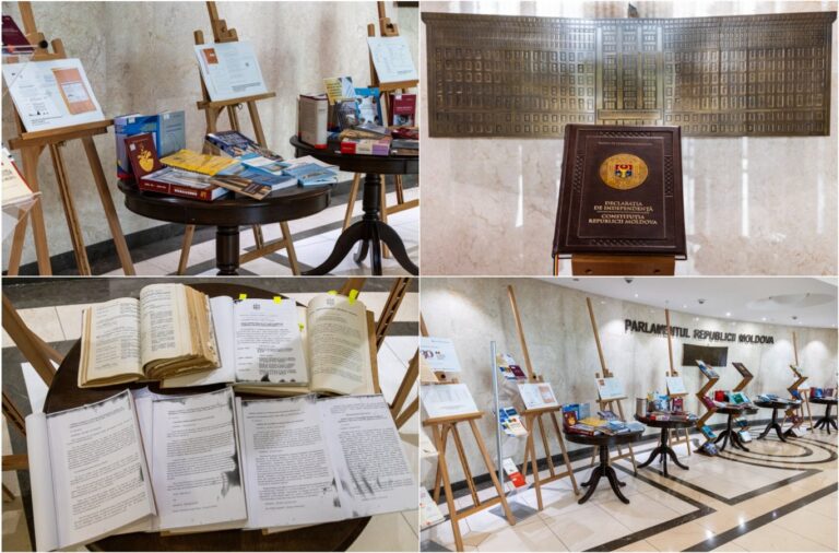 The Parliament of Moldova organized an exhibition dedicated to the 30th anniversary of the adoption of the Constitution