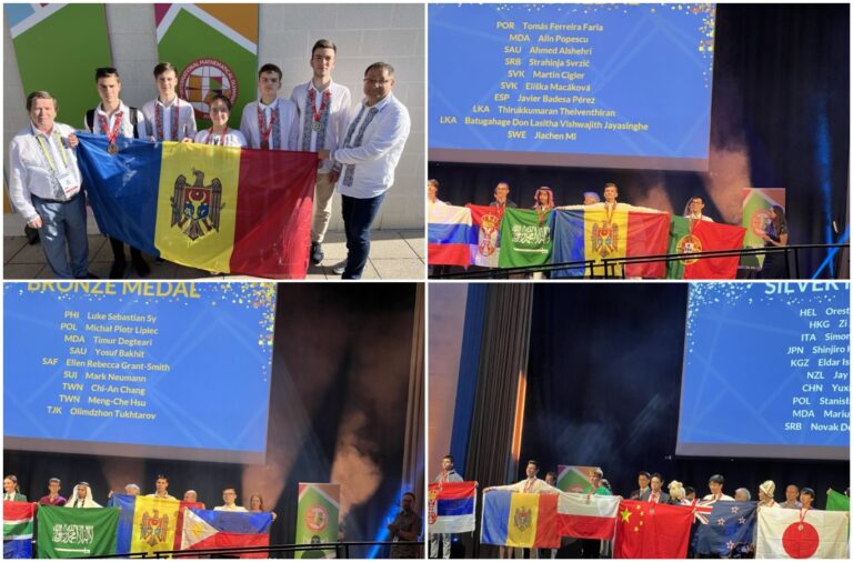 Pupils from Moldova won silver, bronze, and honorable mentions at the International Mathematics Olympiad