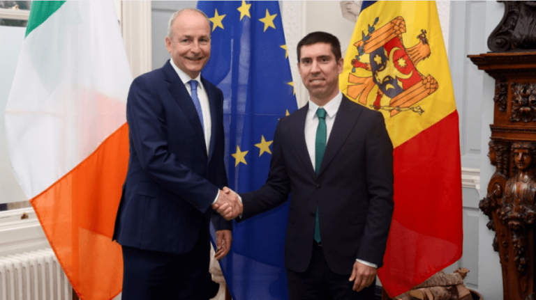 Mihai Popsoi met with Micheál Martin in Dublin. They discussed Moldova’s European agenda