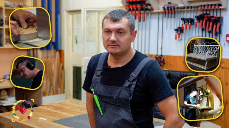 (VIDEO) Igor Shishianu from Cantemir renounced a career in IT and opened a carpentry workshop in the city