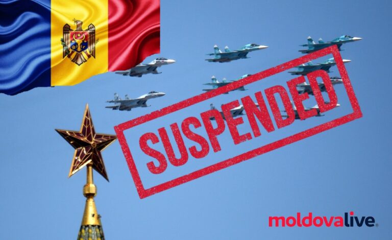 The government suspends the activity of three Moldovan companies that delivered airplane parts to Russia