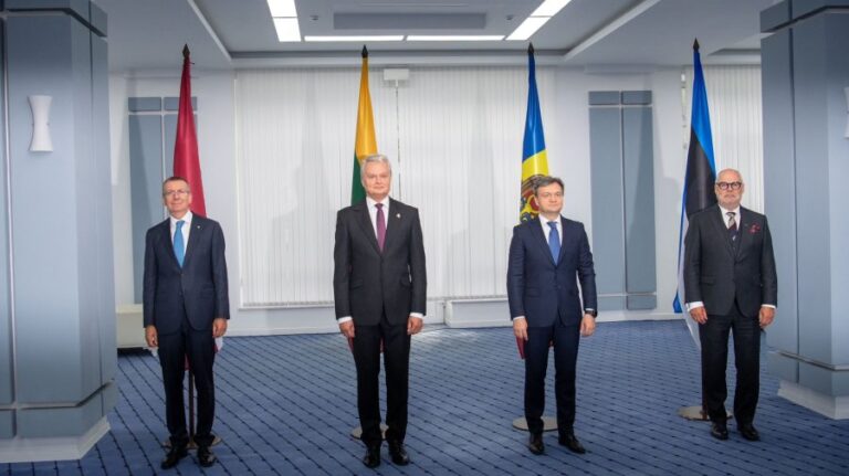 (VIDEO) Baltic leaders sign declaration backing Moldova’s EU membership. Recean: An inspiration for us