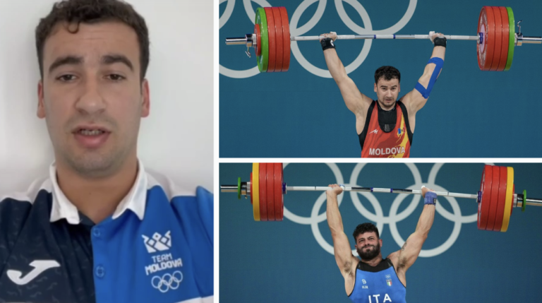 (VIDEO) Moldovan weightlifter Marin Robu demands justice: his opponent violated the rules when lifting weights