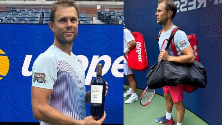 (VIDEO) Final preparations. Radu Albot – training on the biggest tennis stadium in the world