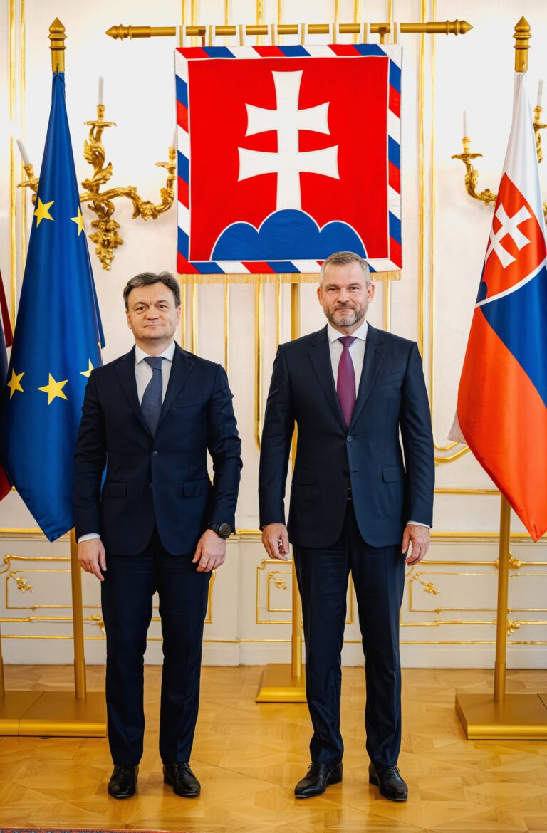 Prime Minister Dorin Recean met with Slovak President Peter Pellegrini