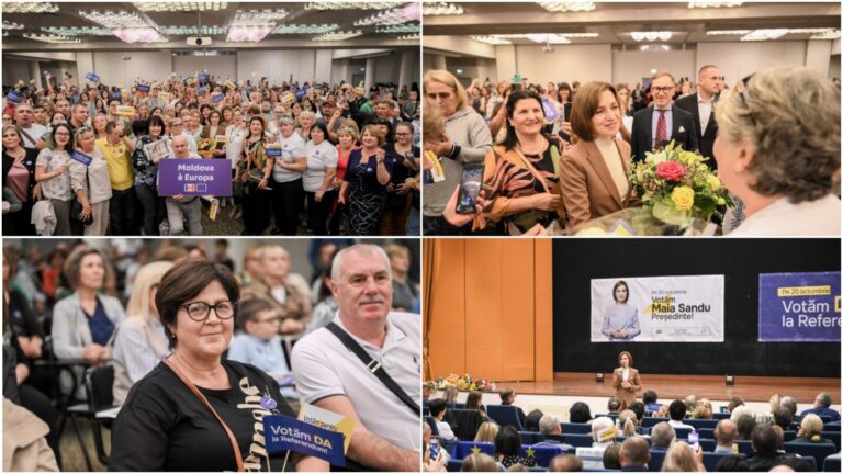 Maia Sandu, at meetings with citizens in Turin, Parma and Bologna: “United, we are a force! Together we build European Moldova!”