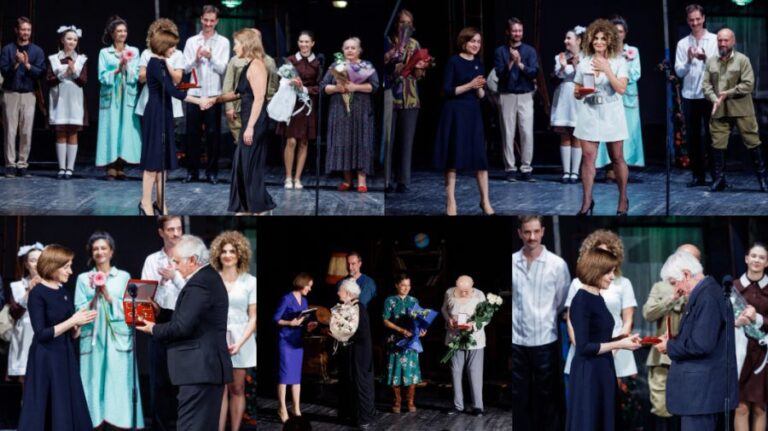Several actors from Moldova and Romania have received decorations from Maia Sandu for their ”generosity of talent”