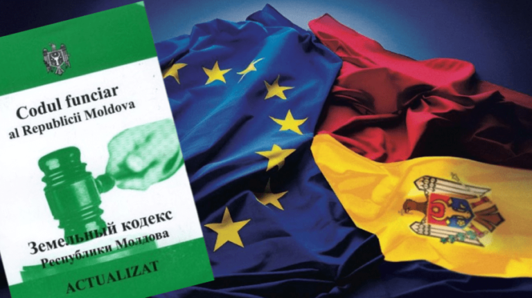 The Land Code FORBIDS foreigners from owning land in Moldova. The EU Accession Plan does NOT foresee new regulations