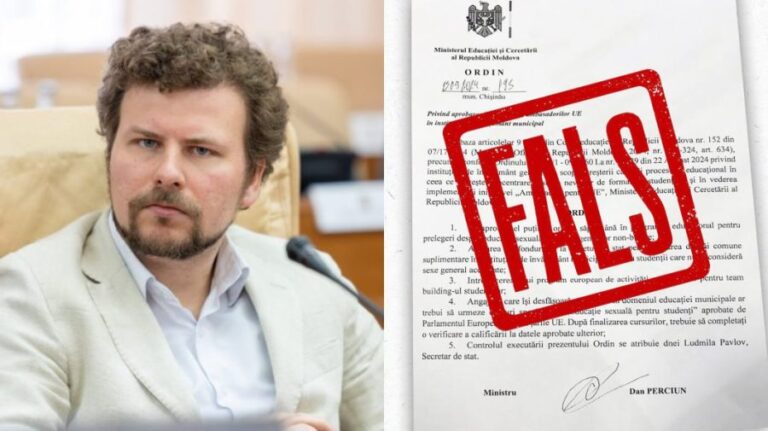 FALSE order, “signed” by Perciun, distributed on social networks. Minister: Nonsense promoted by Russian propaganda
