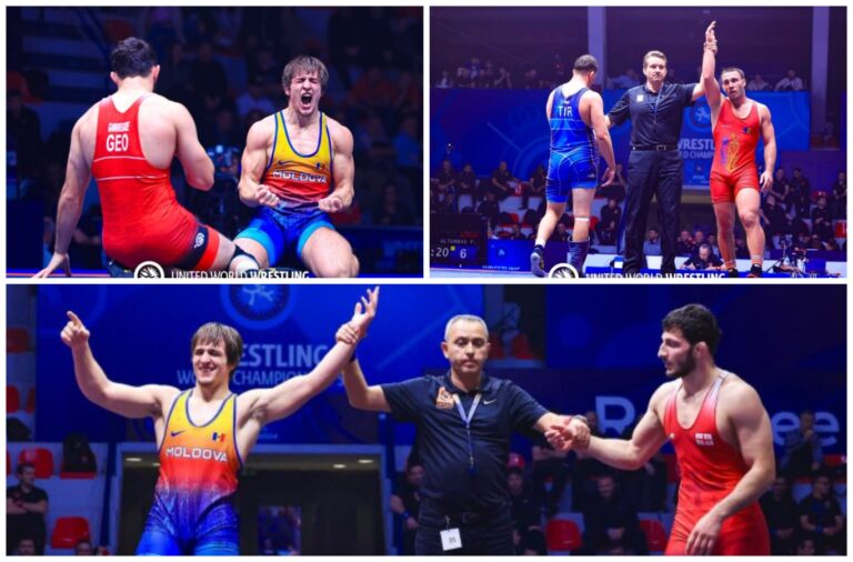 Wrestlers Eugen Mihalcean and Ion Demian won bronze medals at the U-23 World Championships