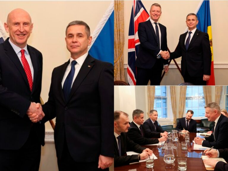The Minister of Defense made his first official visit to the United Kingdom. Who did he meet with