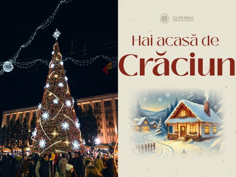 “Come Home for Christmas”: The authorities will organize over 40 concerts and performances in Moldova, as well as in the diaspora