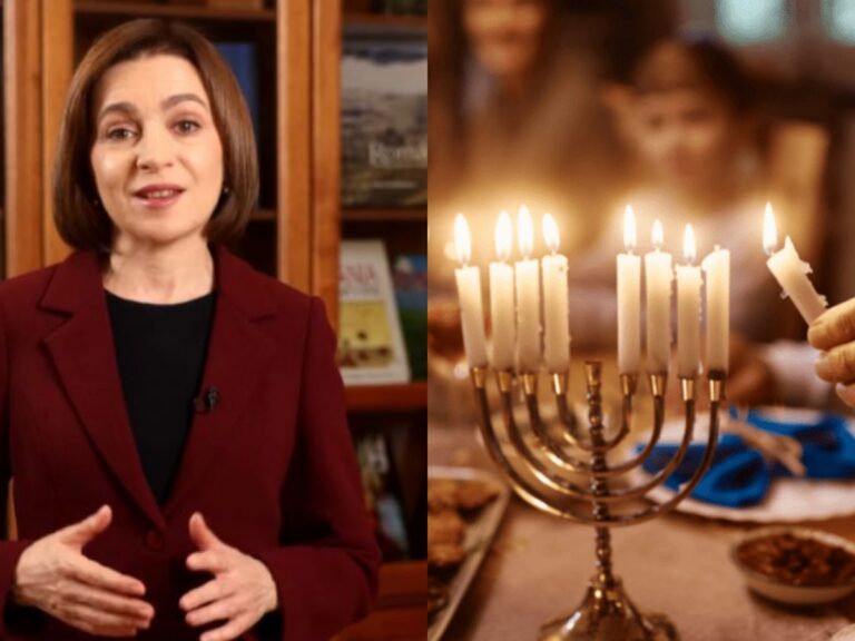 President Maia Sandu Extends Warm Greetings to the Jewish Community in Moldova on the Occasion of Hanukkah