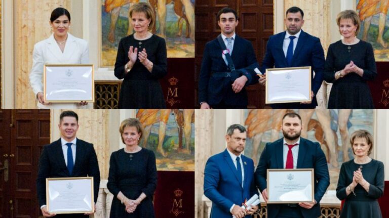 Olympic and Paralympic Athletes from the Republic of Moldova Honored by the Romanian Royal Family