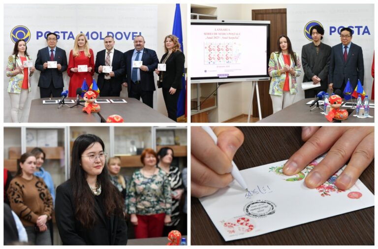 “Moldovan Post Office” launches the “Year 2025 – Year of the Snake” series of postmarks in cooperation with the Embassy of the People’s Republic of China in the Republic of Moldova