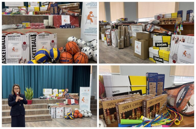 Educational kits for nine schools in Chisinau, Anenii Noi, Orhei and Soroca. Who provided them?
