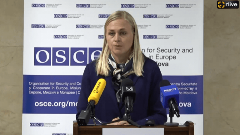 (VIDEO) OSCE Chairwoman reaffirms commitment to supporting the territorial integrity of the Republic of Moldova