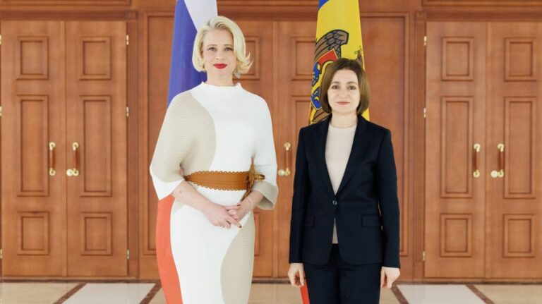 Judicial reform and regional security among the topics discussed by Sandu with the President of the Slovenian Parliament