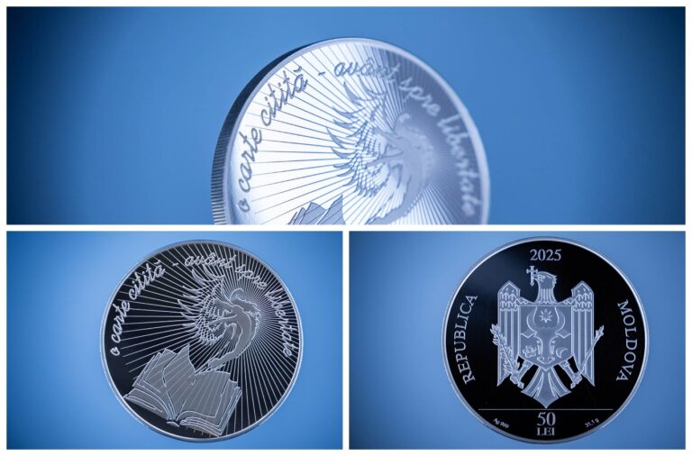 (PHOTO) The National Bank of Moldova (NBM) is launching a new commemorative coin, Book Day