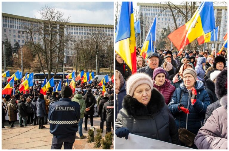 PSRM Supporters Protested Outside Presidency, Demanding Snap Elections