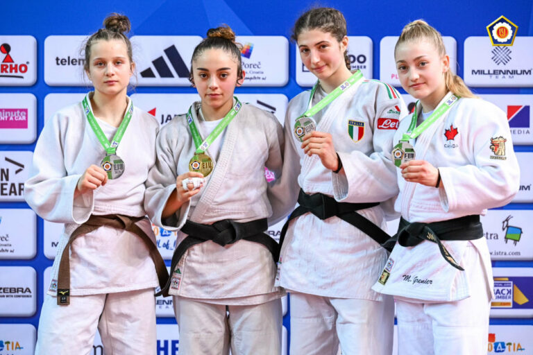 Two medals for Moldova at the Cadet European Judo Cup in Croatia
