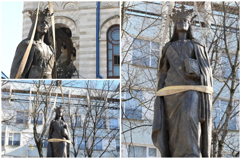 Statue of Queen Mary Unveiled in Central Chisinau to Mark Bessarabia’s Union Anniversary