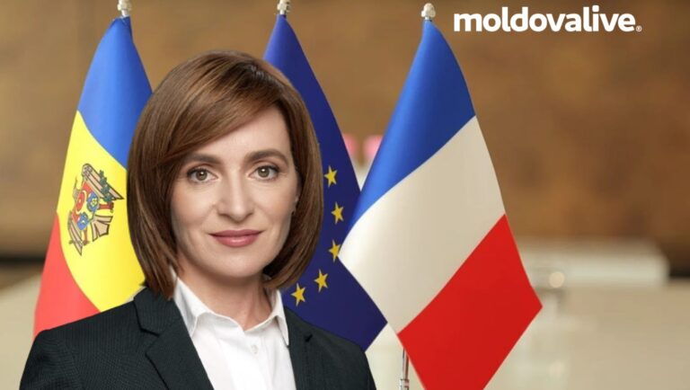 Maia Sandu is traveling to France. She will participate at the Paris Peace Forum