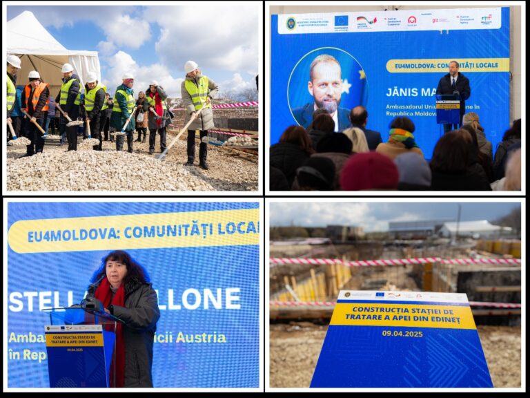 EU4Moldova: Local Communities Program Invests €5.85 Million in Edinet Water Treatment Plan