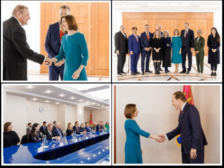 Guests at the Presidency: Maia Sandu met with a U.S. Congress delegation made up of Republicans and Democrats