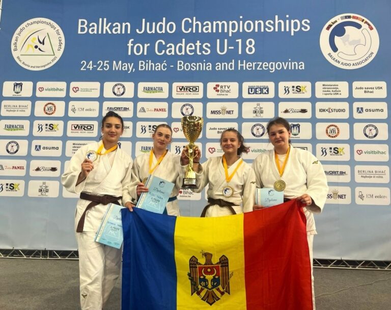 Moldova Wins Balkan U18 Judo Championship in Mixed Team Event